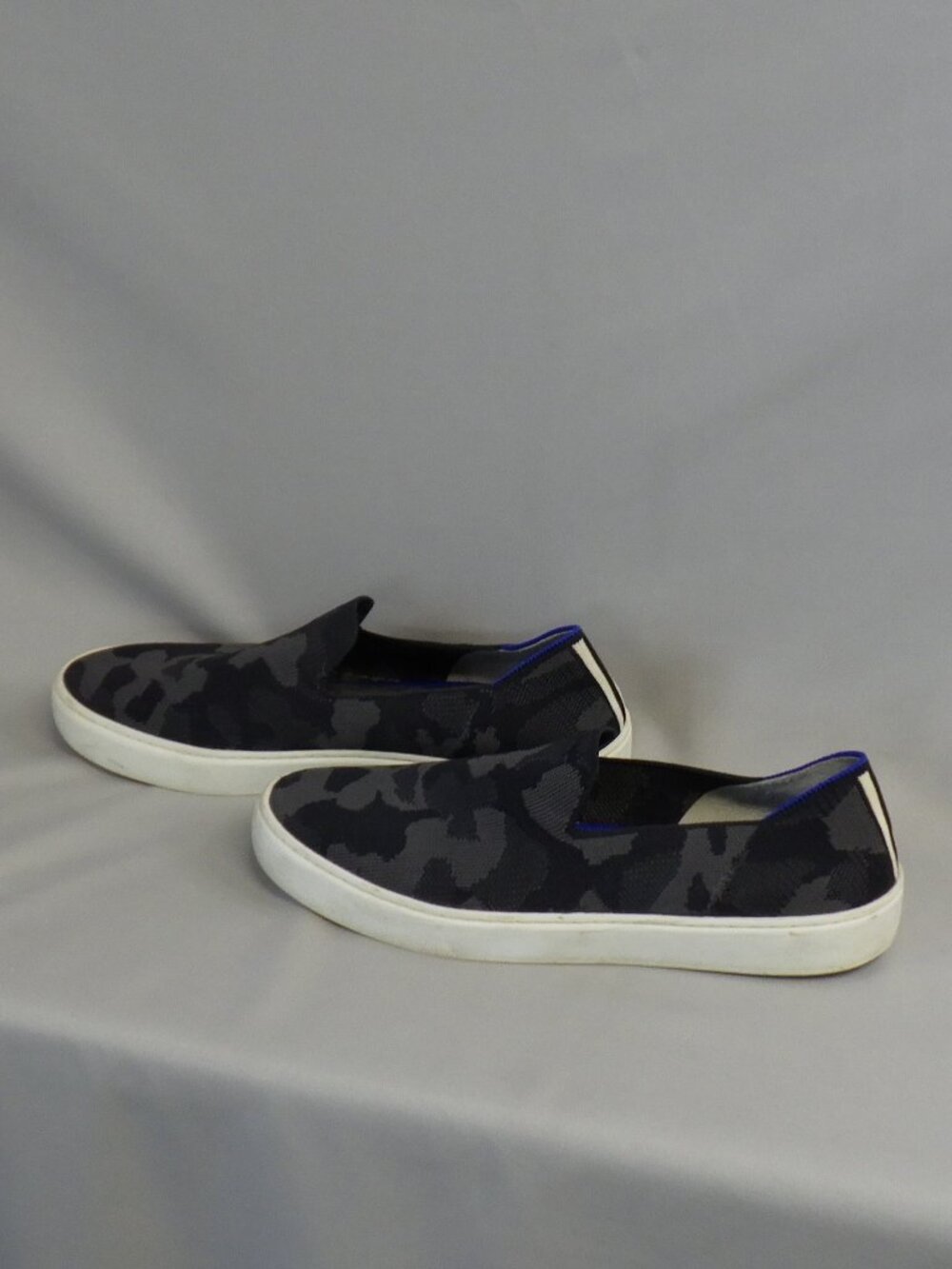 Rothy's The Original Slip-On Sneaker in Grey Camo